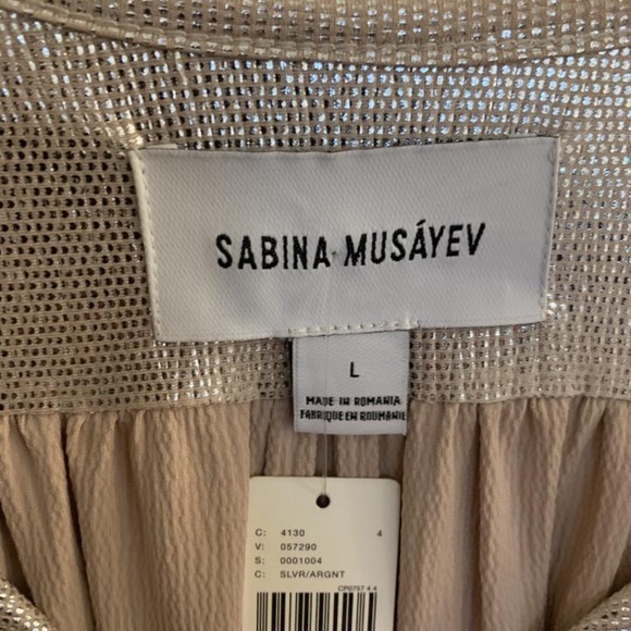 NWT Anthro Sabina Musayev Tie-Waist Dress, L - Picture 13 of 16